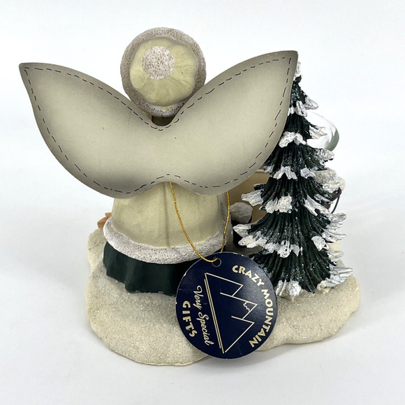 CRAZY MOUNTAIN Angel Fairy Candle Holder Tree Star Hearts Wings Adorable - Picture 5 of 12